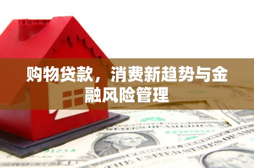 万秀购物贷款，消费新趋势与金融风险管理