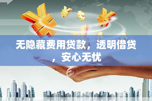 万秀无隐藏费用贷款，透明借贷，安心无忧