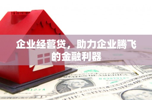 万秀企业经营贷，助力企业腾飞的金融利器