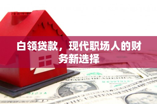 万秀白领贷款，现代职场人的财务新选择