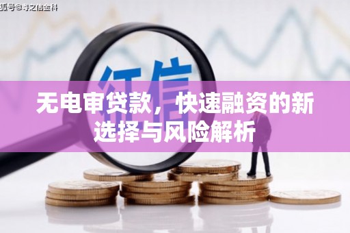 万秀无电审贷款，快速融资的新选择与风险解析