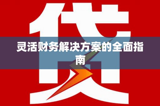 万秀灵活财务解决方案的全面指南