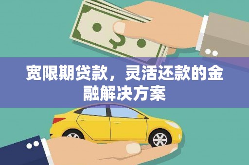 万秀宽限期贷款，灵活还款的金融解决方案