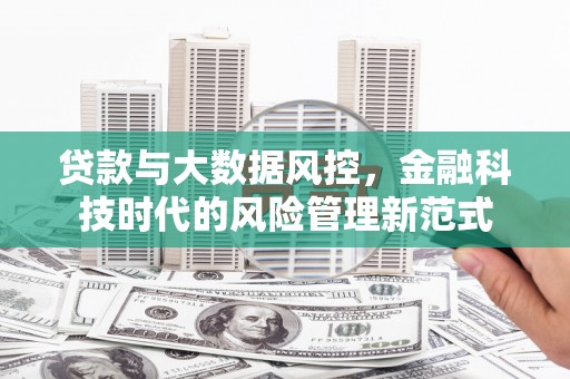 万秀贷款与大数据风控，金融科技时代的风险管理新范式