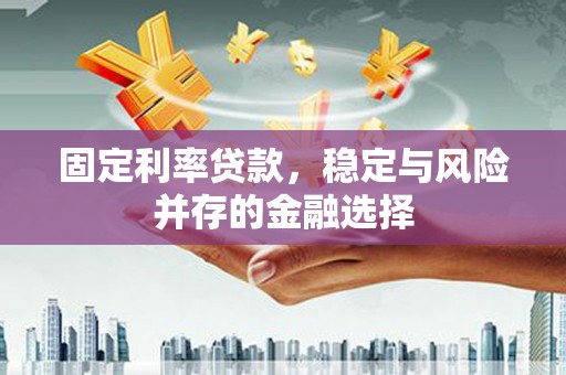 万秀固定利率贷款，稳定与风险并存的金融选择