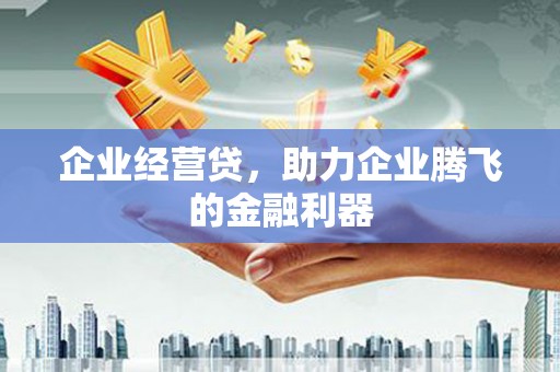 万秀企业经营贷，助力企业腾飞的金融利器