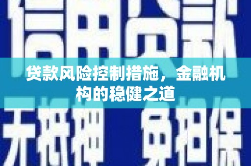 万秀贷款风险控制措施，金融机构的稳健之道