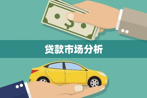万秀贷款市场分析