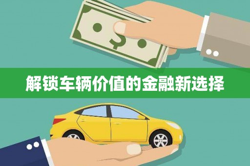 万秀解锁车辆价值的金融新选择