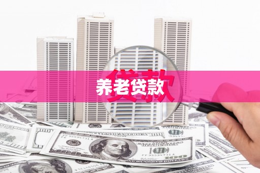 万秀养老贷款